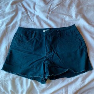 Wet Seal blue cutoff shorts